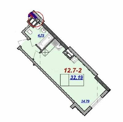 1-кімнатна 32.19 м² в ЖК Мілос від 29 650 грн/м², Одеса