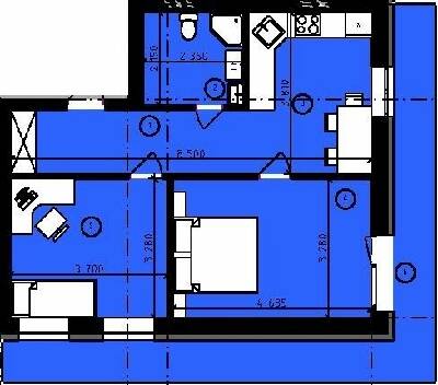 2-комнатная 57.55 м² в ЖК Rothenburg House от 25 050 грн/м², с. Петропавловская Борщаговка