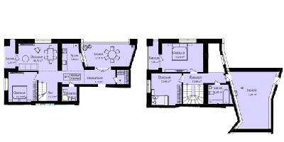 Двухуровневая 125.68 м² в ЖК Vlasna от 23 000 грн/м², с. Ходосовка