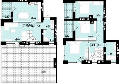 Дворівнева 124.1 м² в ЖК City Lake від 21 000 грн/м², с. Шевченкове