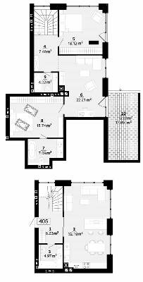 Дворівнева 128.35 м² в ЖК City Lake від 19 500 грн/м², с. Шевченкове