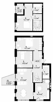 Дворівнева 126.73 м² в ЖК City Lake від 19 500 грн/м², с. Шевченкове