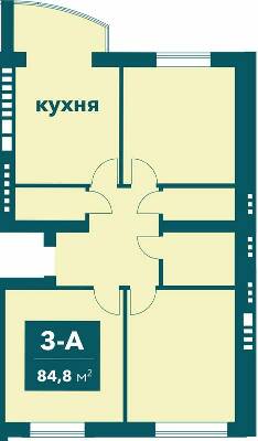 Трикімнатні в ЖК Ібіс