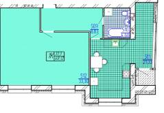 1-кімнатна 68.12 м² в ЖК Амстердам від 15 700 грн/м², Хмельницький