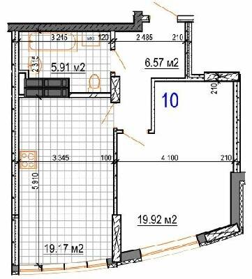 1-комнатная 51.51 м² в ЖК Вернисаж от 12 500 грн/м², Житомир