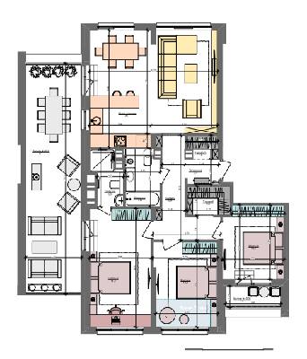 3-кімнатна 107.1 м² в ЖК Файна Таун від 45 869 грн/м², Київ