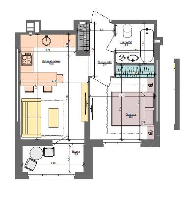 1-кімнатна 37.9 м² в ЖК Файна Таун від 58 450 грн/м², Київ