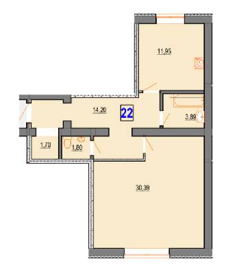 1-комнатная 63.93 м² в ЖК Маєток Боздош от 16 400 грн/м², Ужгород