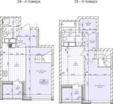 Дворівнева 84.11 м² в ЖК Бережанський від 26 000 грн/м², Київ