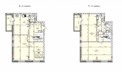 Дворівнева 119.44 м² в ЖК Бережанський від 28 000 грн/м², Київ