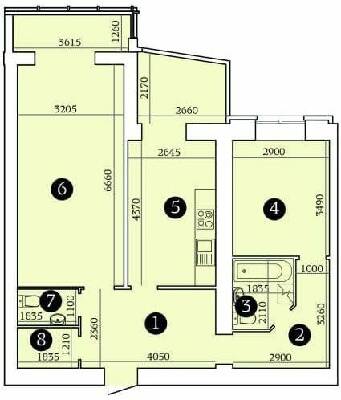 2-кімнатна 77.93 м² в ЖК Олександрівський 2 від 15 000 грн/м², Запоріжжя