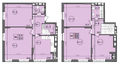 Дворівнева 139.55 м² в ЖК Panorama від 14 000 грн/м², Луцьк