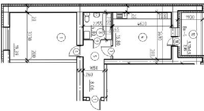 2-комнатная 54.32 м² в ЖК Эспланада от 12 850 грн/м², Сумы