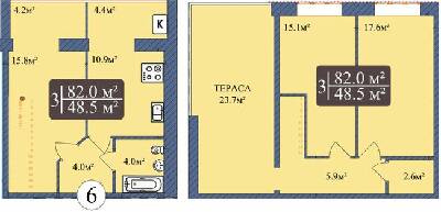 Двухуровневая 82 м² в ЖК Мечта Николаев от 14 500 грн/м², Николаев