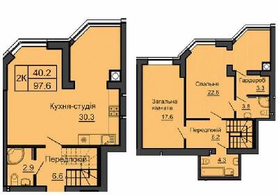 Двухуровневая 97.6 м² в ЖК София Сити от 26 000 грн/м², с. Софиевская Борщаговка