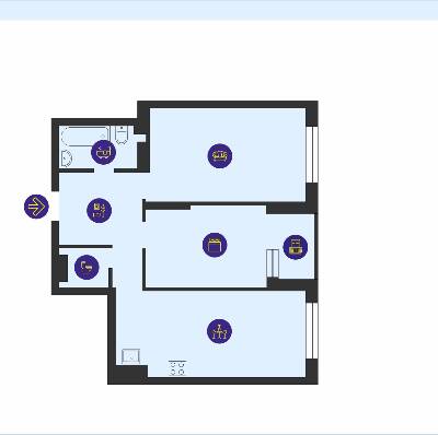 2-комнатная 63.9 м² в ЖК Урловский-1 от 29 850 грн/м², Киев