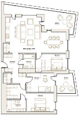 3-комнатная 130.54 м² в ЖК Artynov Hall от 43 250 грн/м², Винница