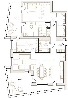 3-комнатная 132.49 м² в ЖК Artynov Hall от 43 250 грн/м², Винница
