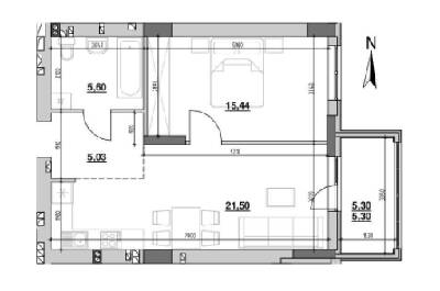 1-кімнатна 52.87 м² в ЖК Ріел Сіті від 17 132 грн/м², Львів