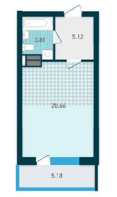 Студія 34.77 м² в ЖК GENESIS від 28 918 грн/м², Київ
