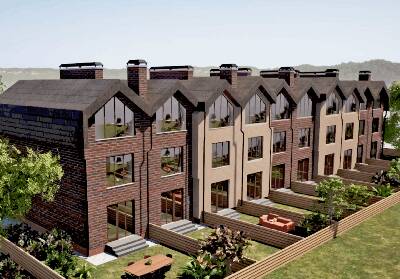 Таунхаус 124.09 м² в Таунхауси Modern House від 25 788 грн/м², с. Ходосівка