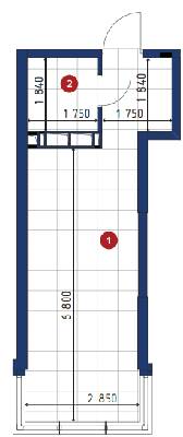 1-комнатная 26.68 м² в ЖК 4U от 25 270 грн/м², Киев