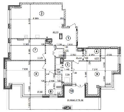 3-комнатная 173.69 м² в ЖК Crystal Park Tower от 52 000 грн/м², Киев