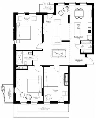 4-комнатная 138.93 м² в ЖК Happy House от 38 988 грн/м², Киев