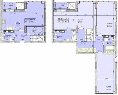 Дворівнева 143.54 м² в ЖК Багговутівський від 28 000 грн/м², Київ