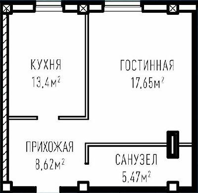 Однокімнатні в ЖК Лондон Парк