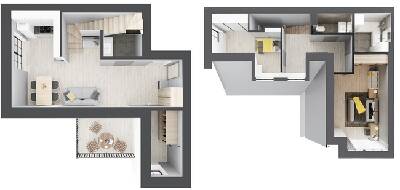 Дворівнева 94.58 м² в ЖК Desna Park Residence від 22 000 грн/м², с. Зазим`я