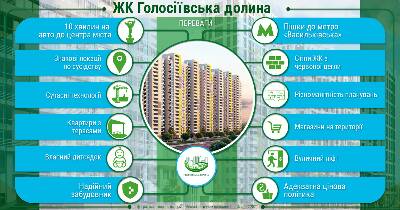 Преимущества ЖК «Голосеевская долина»