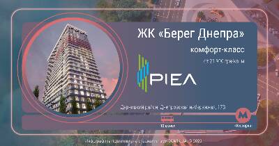 Повний огляд ЖК «Берег Дніпра» в інфографіках