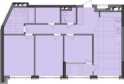 3-кімнатна 94.96 м² в ЖК Dibrova Park від 23 060 грн/м², Київ