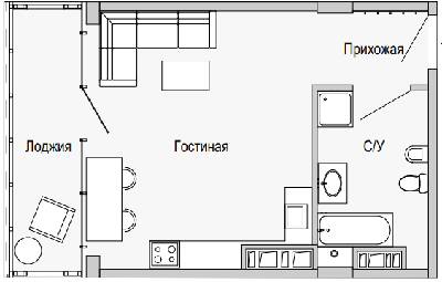 1-комнатная 52.24 м² в Апарт-комплекс Port City от 36 200 грн/м², Днепр
