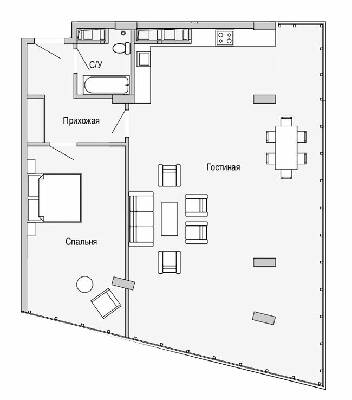 2-комнатная 123.54 м² в Апарт-комплекс Port City от 29 350 грн/м², Днепр