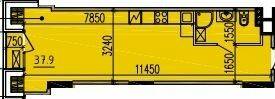 1-комнатная 39.2 м² в ЖК Premier Tower от 33 900 грн/м², Днепр