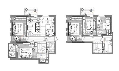 Дворівнева 133.1 м² в ЖК Creator City від 43 654 грн/м², Київ