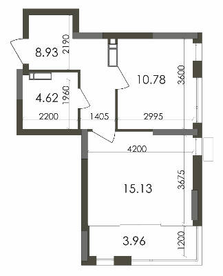 1-комнатная 43.42 м² в ЖК Star City от 23 426 грн/м², Киев