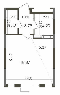 1-комнатная 35.24 м² в ЖК Star City от 24 715 грн/м², Киев