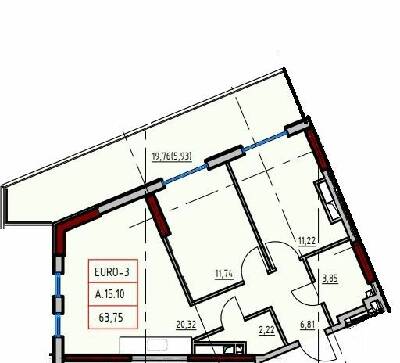 2-кімнатна 63.75 м² в ЖК ITown від 32 950 грн/м², Одеса