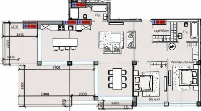 3-кімнатна 129.72 м² в ЖК ITown від 45 600 грн/м², Одеса