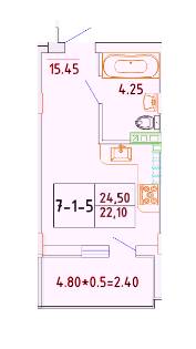 Смарт 22.1 м² в ЖК Smart City від 21 050 грн/м², с. Крижанівка