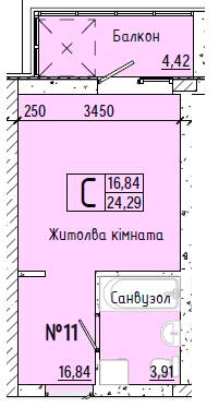 Студии в ЖК Акварель-7