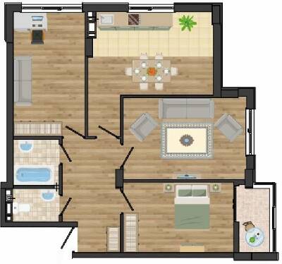 3-кімнатна 77.5 м² в ЖК Золота Ера від 21 050 грн/м², с. Крижанівка