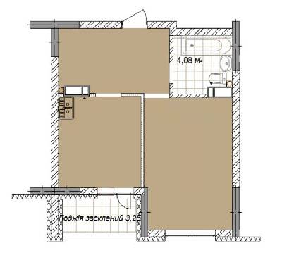 1-кімнатна 76.24 м² в ЖК Святобор від 36 150 грн/м², Київ