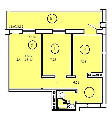 2-кімнатна 33.15 м² в ЖК Одеський двір від 15 300 грн/м², Одеса