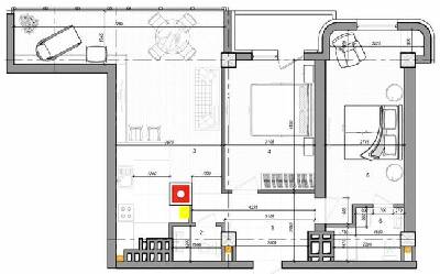2-кімнатна 78.6 м² в КБ Graf від 45 500 грн/м², Одеса