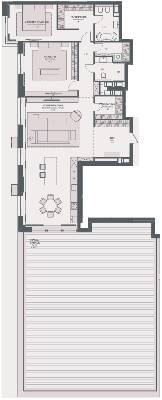 2-комнатная 193.93 м² в ЖК TRIIINITY от 62 350 грн/м², Киев