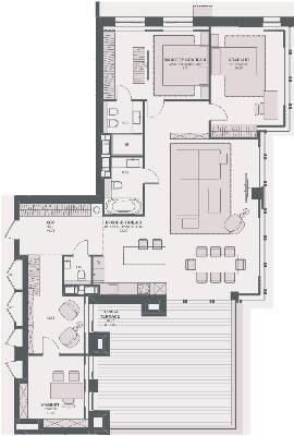 3-комнатная 159.32 м² в ЖК TRIIINITY от 62 900 грн/м², Киев